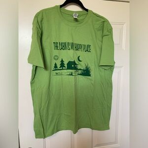 THE CABIN IS MY HAPPY PLACE Short Sleeve Top 🌴